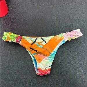 Volcom Multicolor Abstract Bikini Bottom